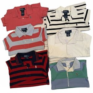 Ralph Lauren Kids Polo Shirt Collection (6 shirts)